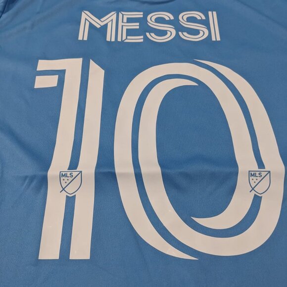 Messi #10 Inter Miami CF 25/26 Third Aqua Adidas Jersey - Picture 10 of 11
